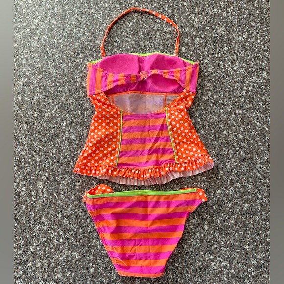 Juniors Tankini - Orange/Pink - Picture 2 of 2